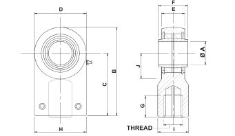 Rod End - Female - OTSCE